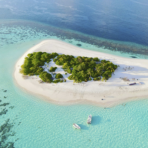 Insel auf den Malediven