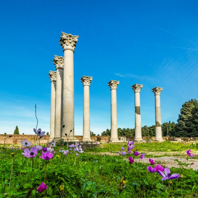 Antike Tempelanlage auf Kos, Griechenland