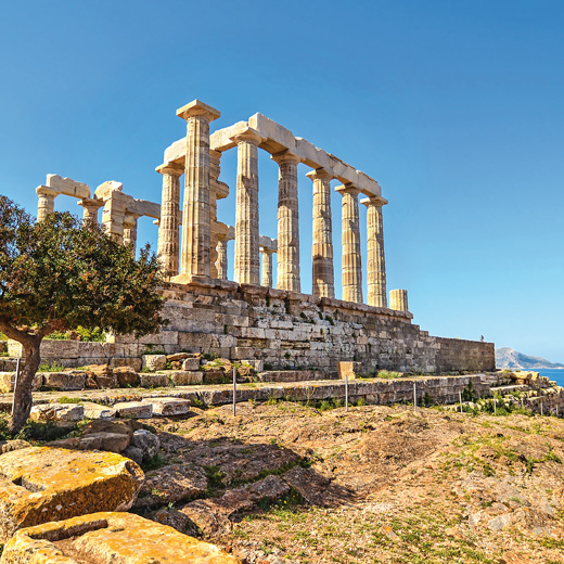 Athen, Tempel des Poseidon