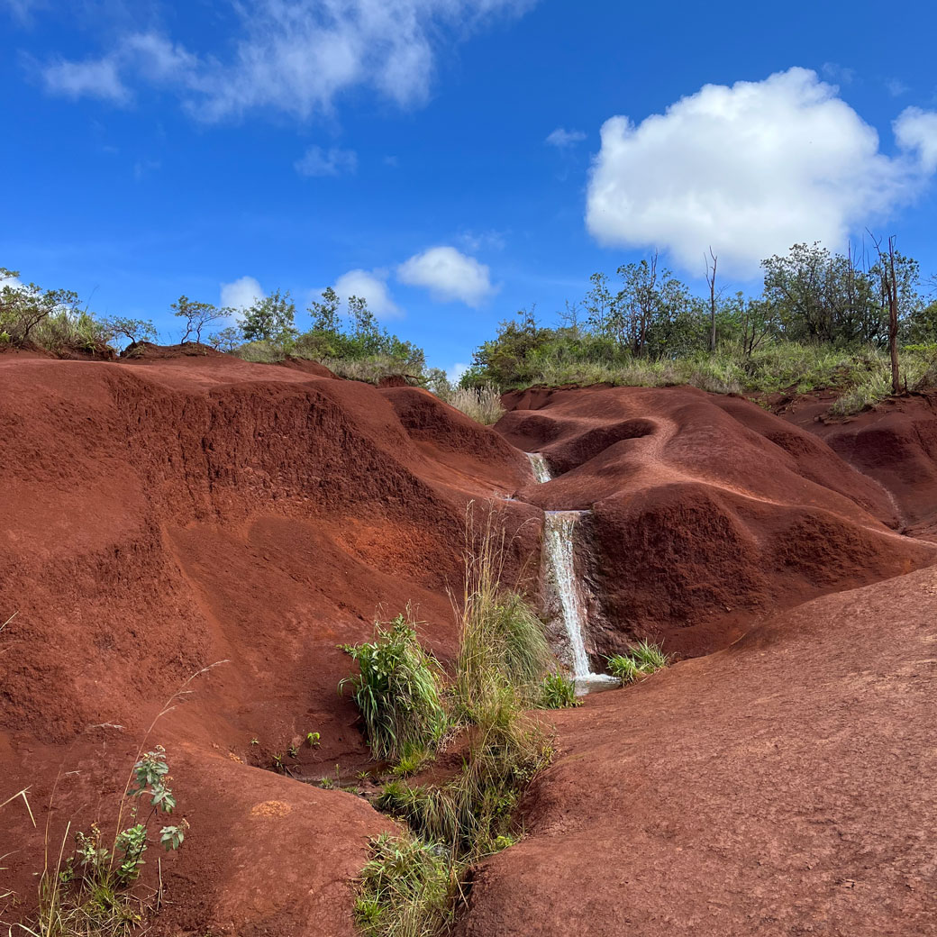 Red Dirt Falls im Waimea Canyon auf Kauai