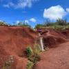 Red Dirt Falls im Waimea Canyon auf Kauai